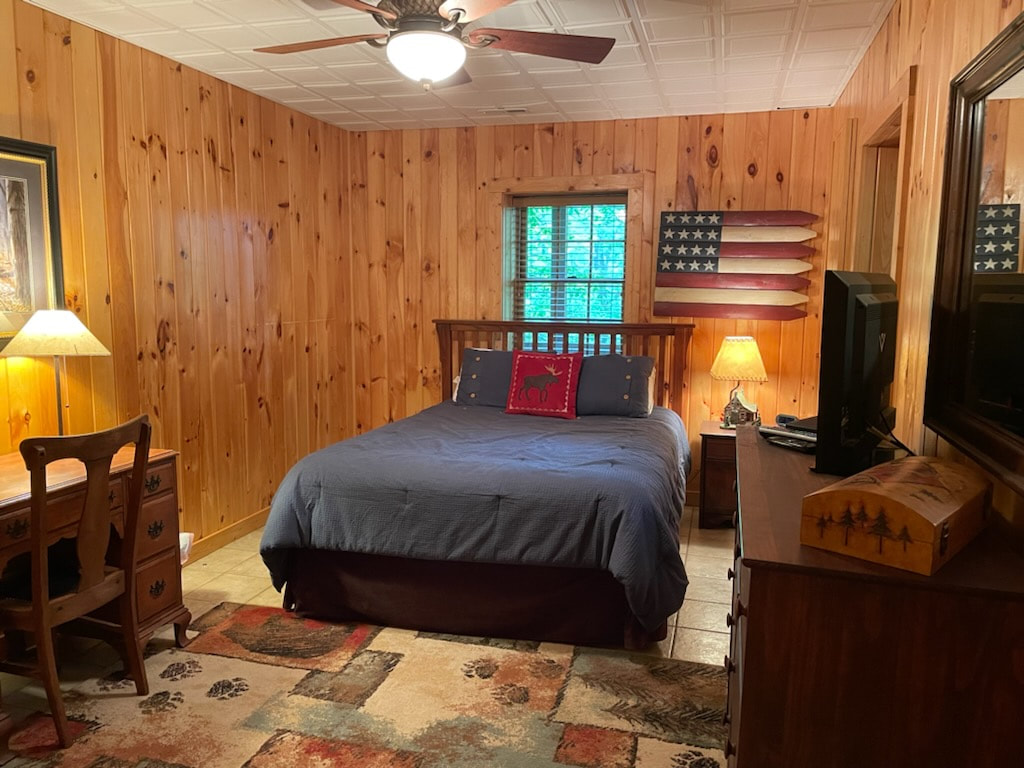 3rd Bedroom at Arbor Den Log Cabin Rental Boone Blowing Rock NC